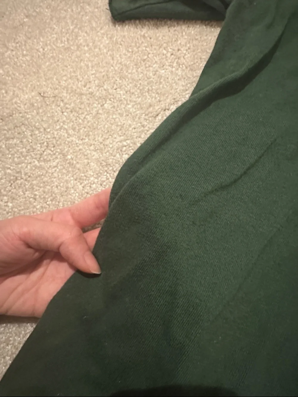 Champion Forest Green Short-Sleeve Hoodie - Picture 4 of 4